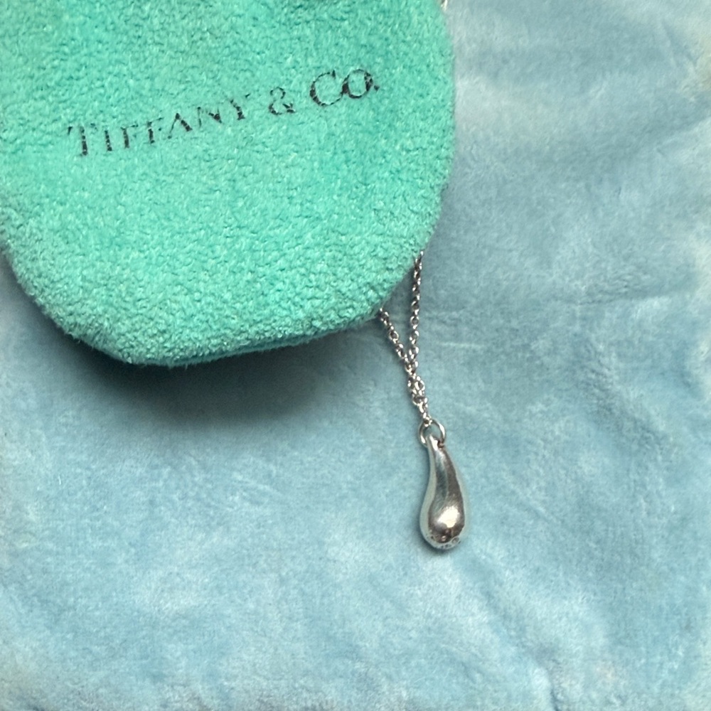 Tiffany & Co. Silver Teardrop Necklace